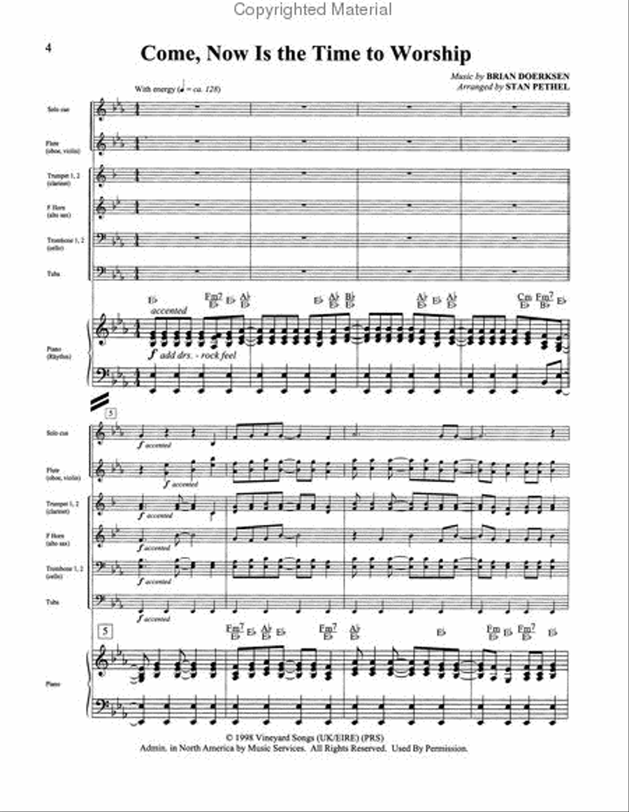 Winds of Praise Piano Accompaniment scores gallery preview page 2