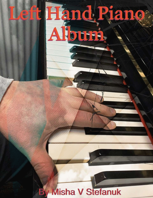 Book cover for Left Hand Piano Album, Easy Piano Classics