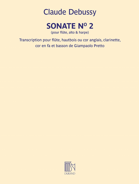 Sonate n. 2 pour flute, alto & harpe
