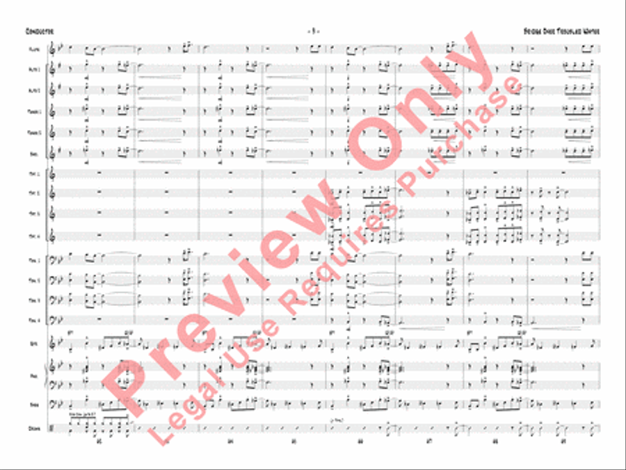 Bridge Over Troubled Water Jazz Ensemble scores gallery preview page 12