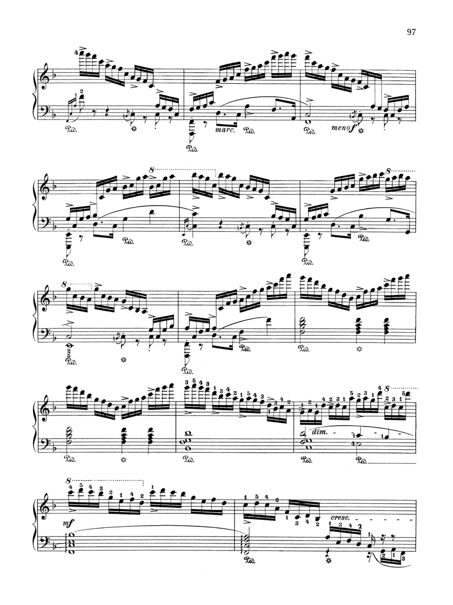 Etude in F Major, Op. 10, No. 8 Piano Method scores gallery preview page 2