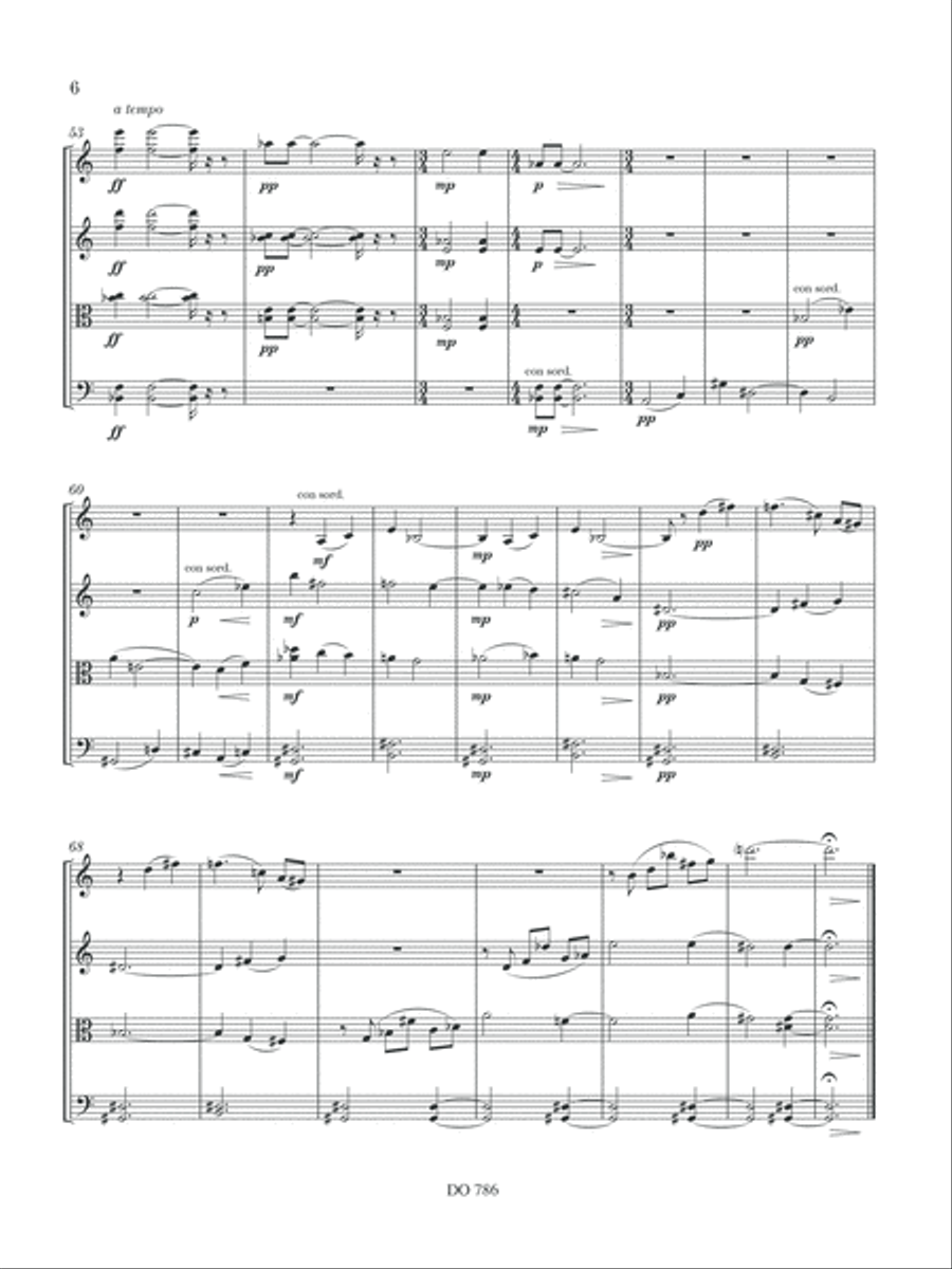 Adagio et rondo pour quatuor à cordes, opus 3 no 1-A String Quartet scores gallery preview page 6