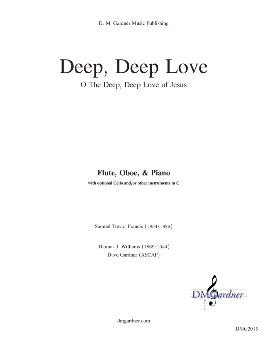 Deep, Deep Love Deep, Deep Love Chamber Music scores gallery preview page 1