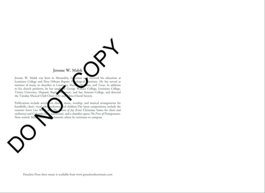 Where Can I Go From Your Spirit? 4-Part scores gallery preview page 3