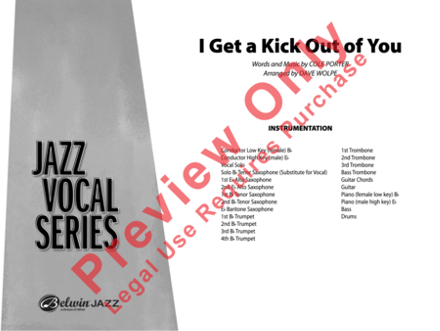 I Get a Kick Out of You Jazz Ensemble scores gallery preview page 2