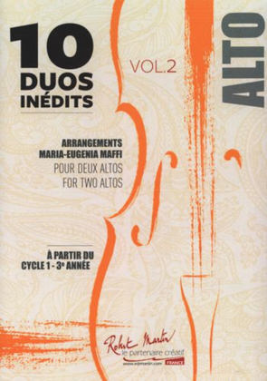 10 duos inedits vol 2 pour 2 violons altos