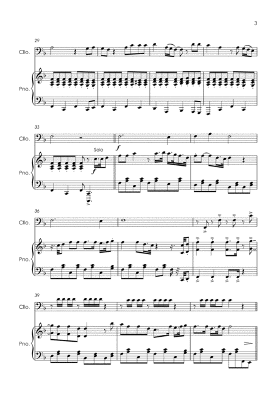 Merry Christmas Everyone Piano scores gallery preview page 5