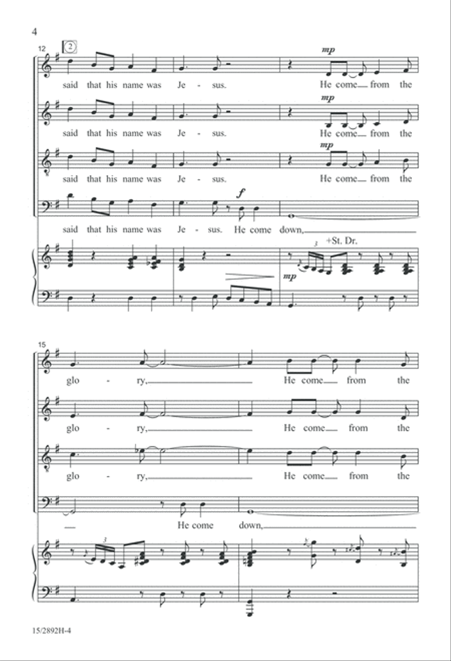 The Virgin Mary Had a Baby Boy 4-Part scores gallery preview page 5