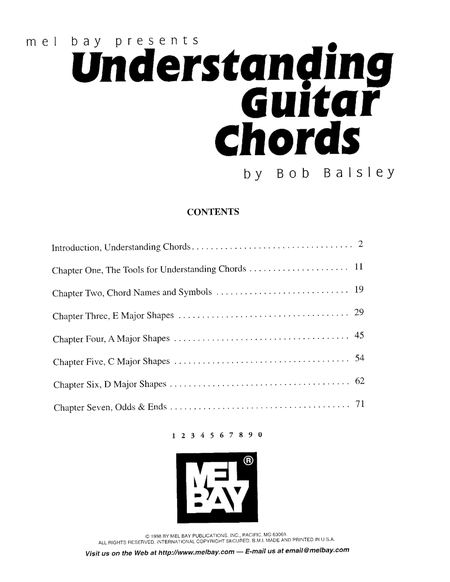 Understanding Guitar Chords