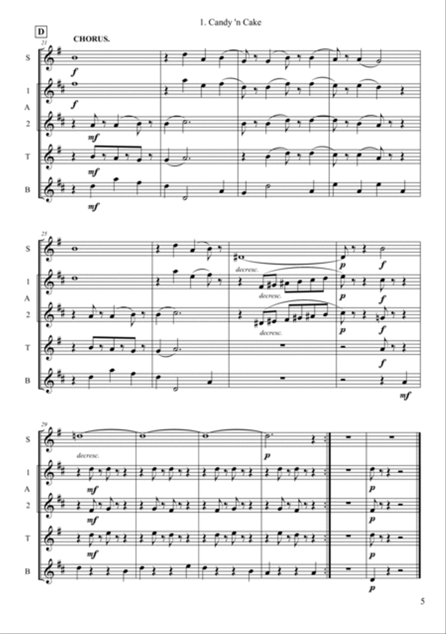 Christmas Suite Box - Score Only Woodwind Quintet scores gallery preview page 3