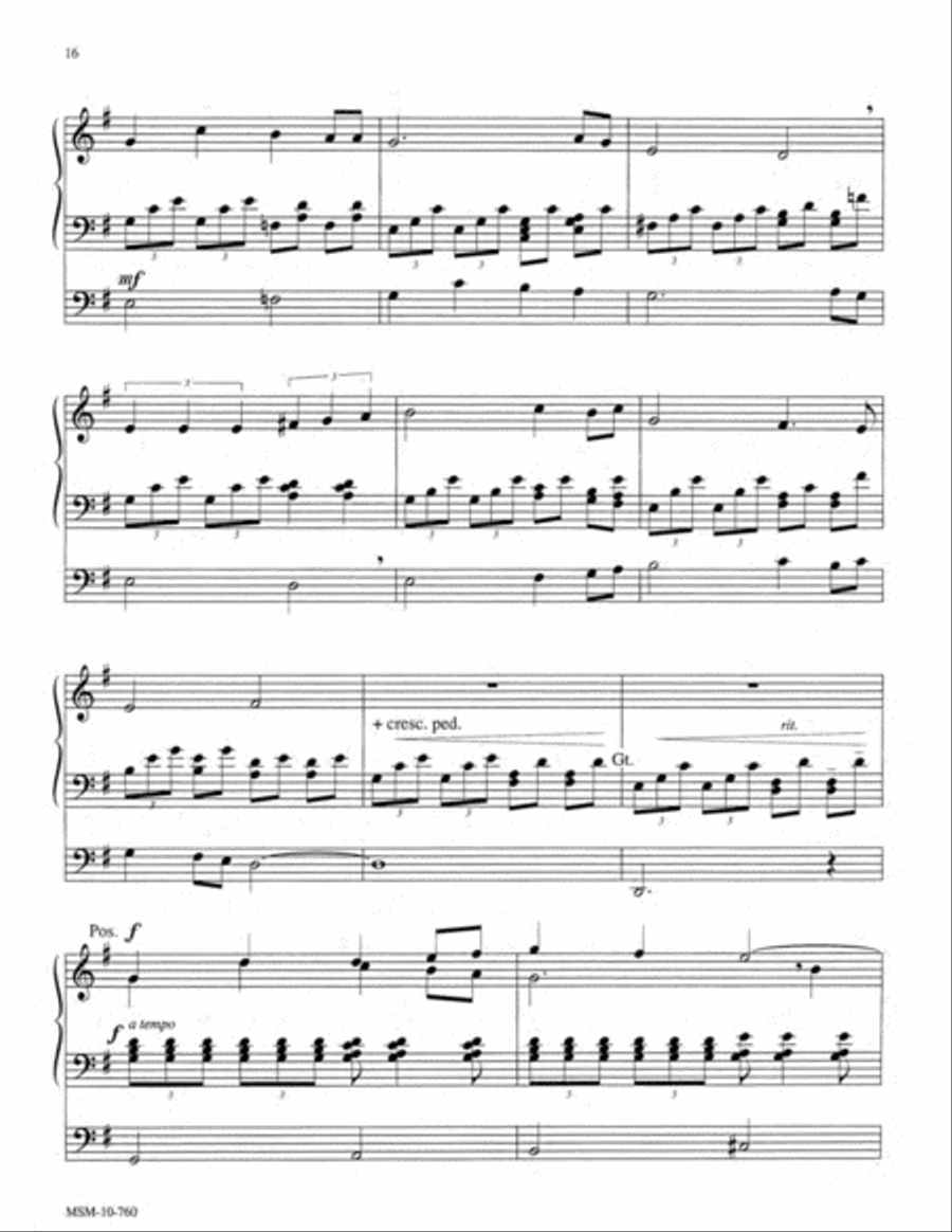 Three Hymns of Praise, Set 5 Organ scores gallery preview page 10