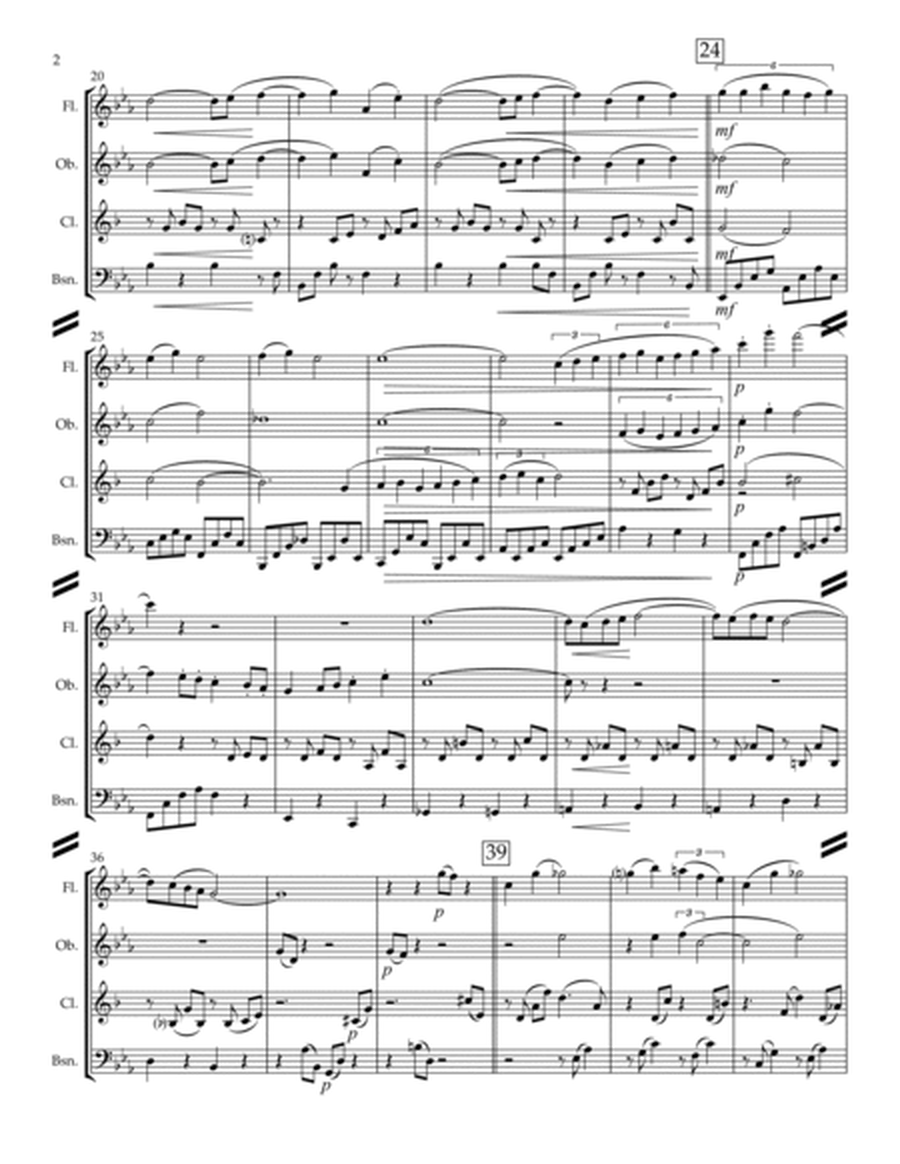 Bergamasque Suite 4. Passepied (for Woodwind Quartet) image number null