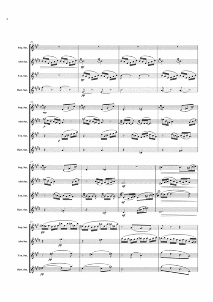 Le Tombeau de Couperin (Saxophone Quartet) image number null