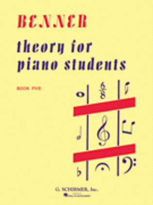 Book cover for Theory for Piano Students - Book 5