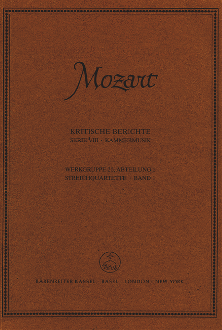 Streichquartette, Band 1 String Quartet scores gallery preview page 1