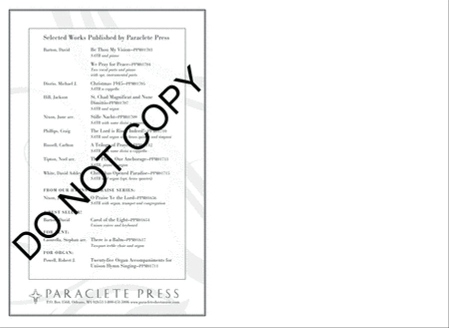 Thou Knowest, Lord 2-Part scores gallery preview page 8