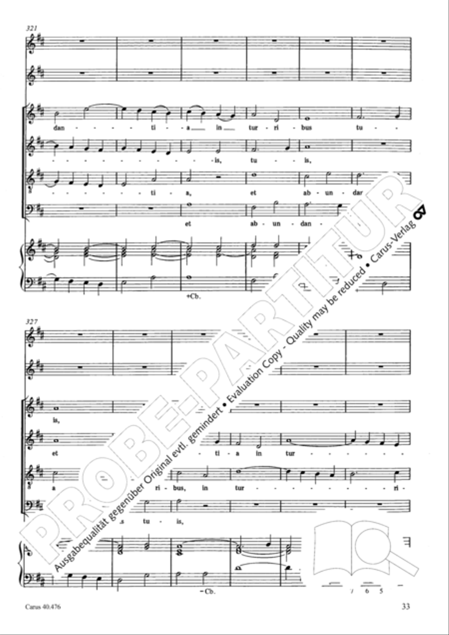 Psalm 121 (Laetatus sum) SA scores gallery preview page 34