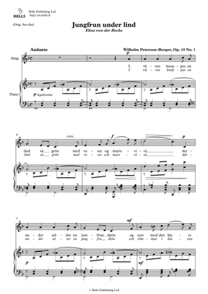 Book cover for Jungfrun under lind, Op. 10 No. 1 (F Major)