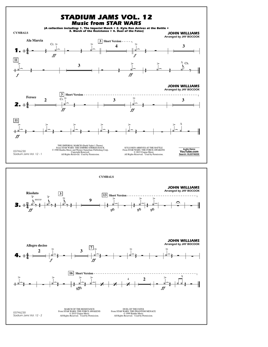Stadium Jams Volume 12 (Star Wars) - Cymbals