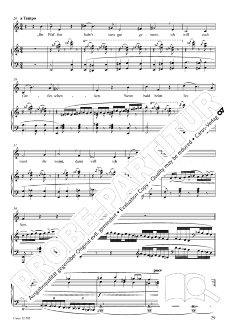 Eulenspiegeleien op. 146. Drei Eulenspiegelszenen Collection / Songbook scores gallery preview page 30