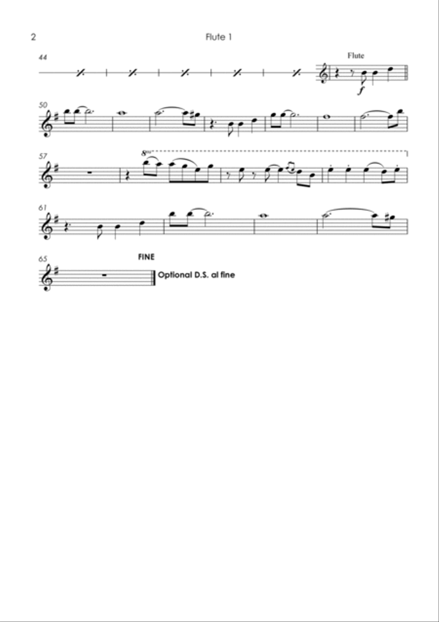 Happy Flute Quartet scores gallery preview page 4