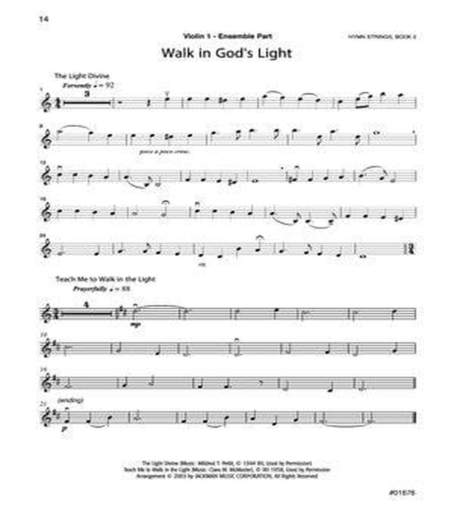 Hymn Strings Book 2 - Violin Violin Solo scores gallery preview page 2