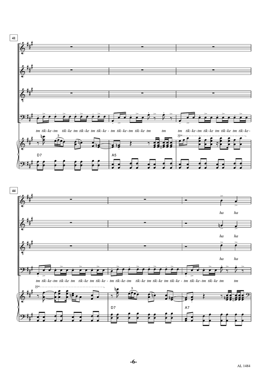 Get Back 4-Part scores gallery preview page 6