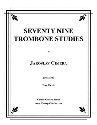 Book cover for 79 Studies for Trombone