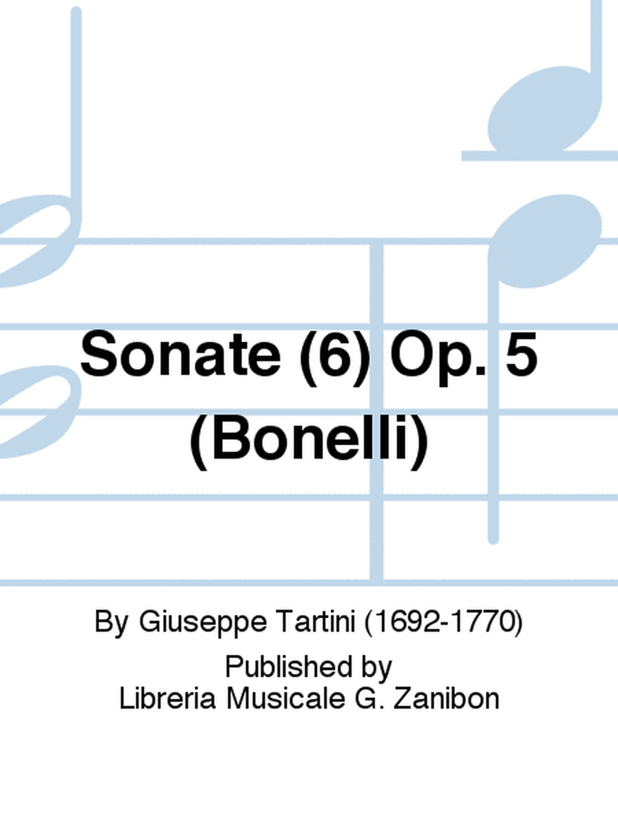 Sonate (6) Op. 5 (Bonelli)
