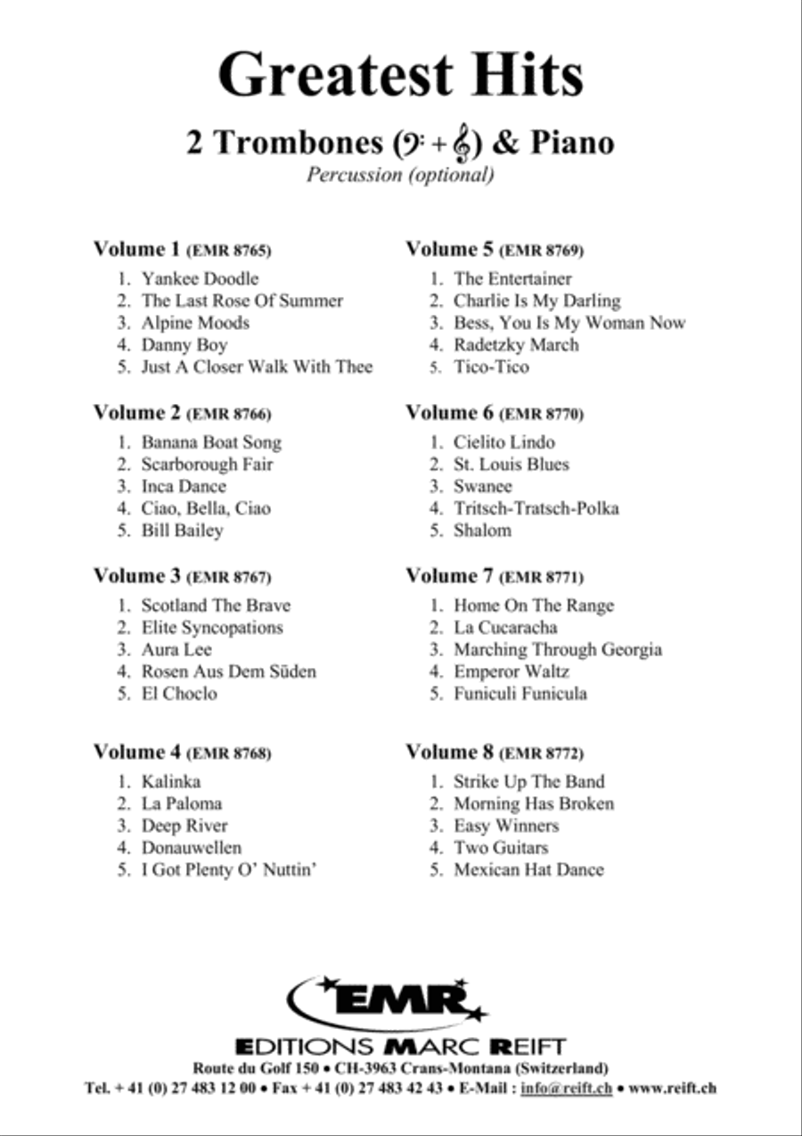 Greatest Hits Volume 4 Trombone Duet scores gallery preview page 3