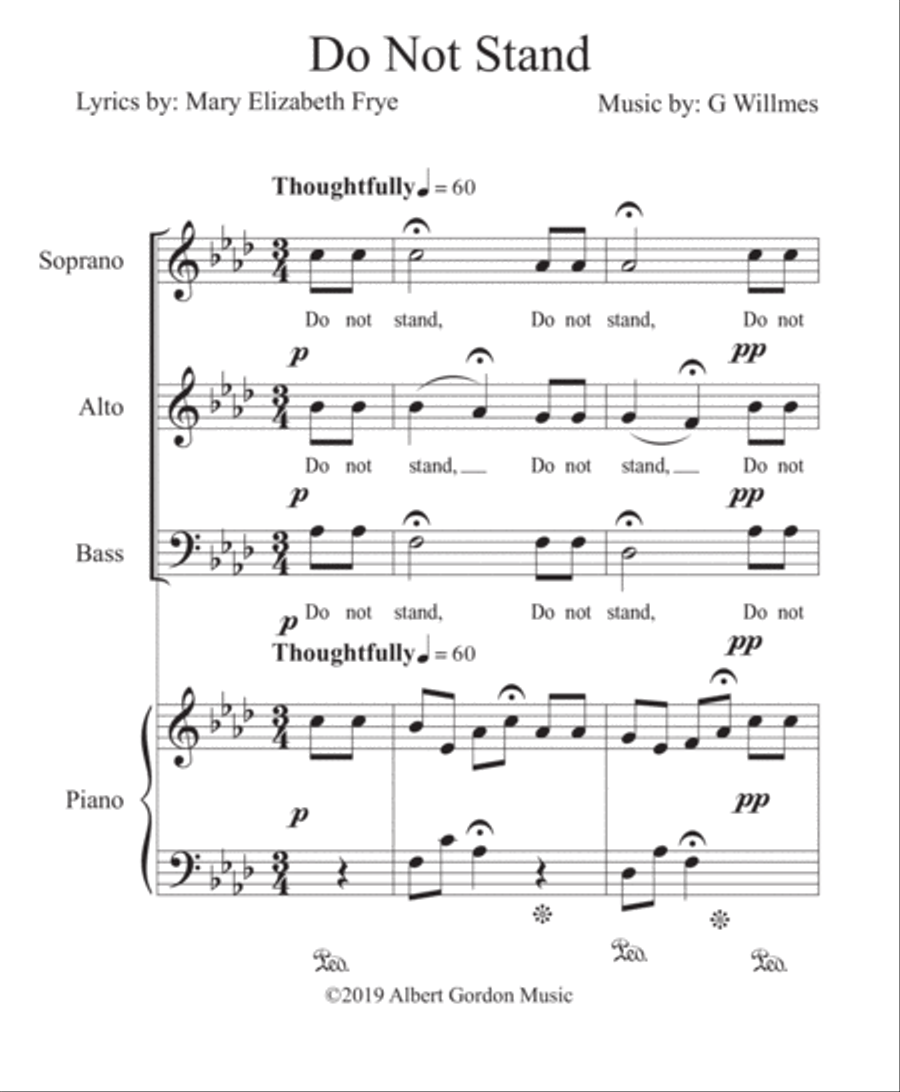 Do Not Stand Do Not Stand 3-Part scores gallery preview page 1