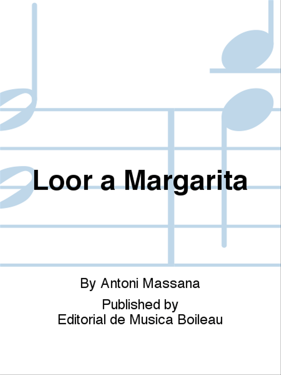 Loor a Margarita Voice Solo scores gallery preview page 1