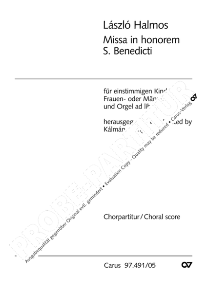 Missa in honorem S. Benedicti