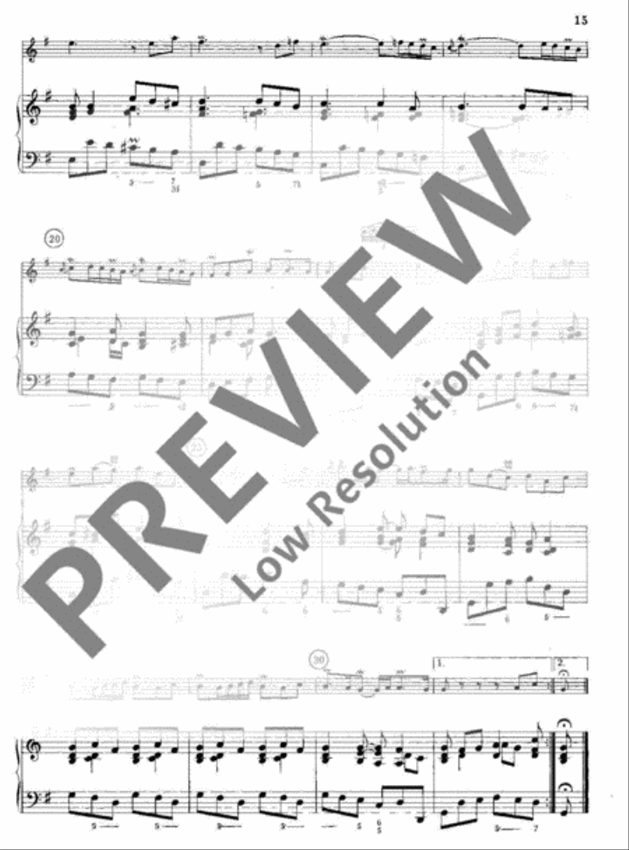 Concerts royaux Violin scores gallery preview page 16