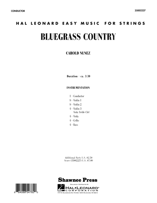 Book cover for Bluegrass Country - Full Score