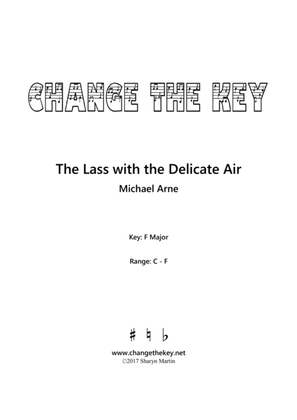 Book cover for The Lass with the Delicate Air - F Major