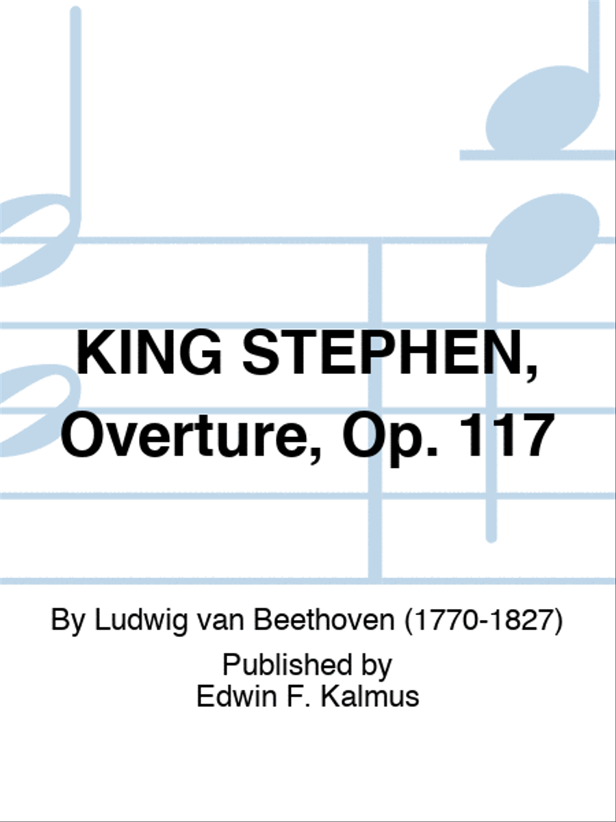 KING STEPHEN, Overture, Op. 117 Score scores gallery preview page 1