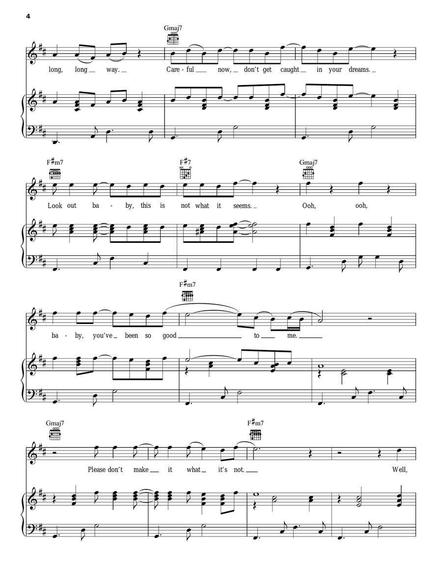 Wham Bam Shang-A-Lang Piano, Vocal, Guitar scores gallery preview page 4
