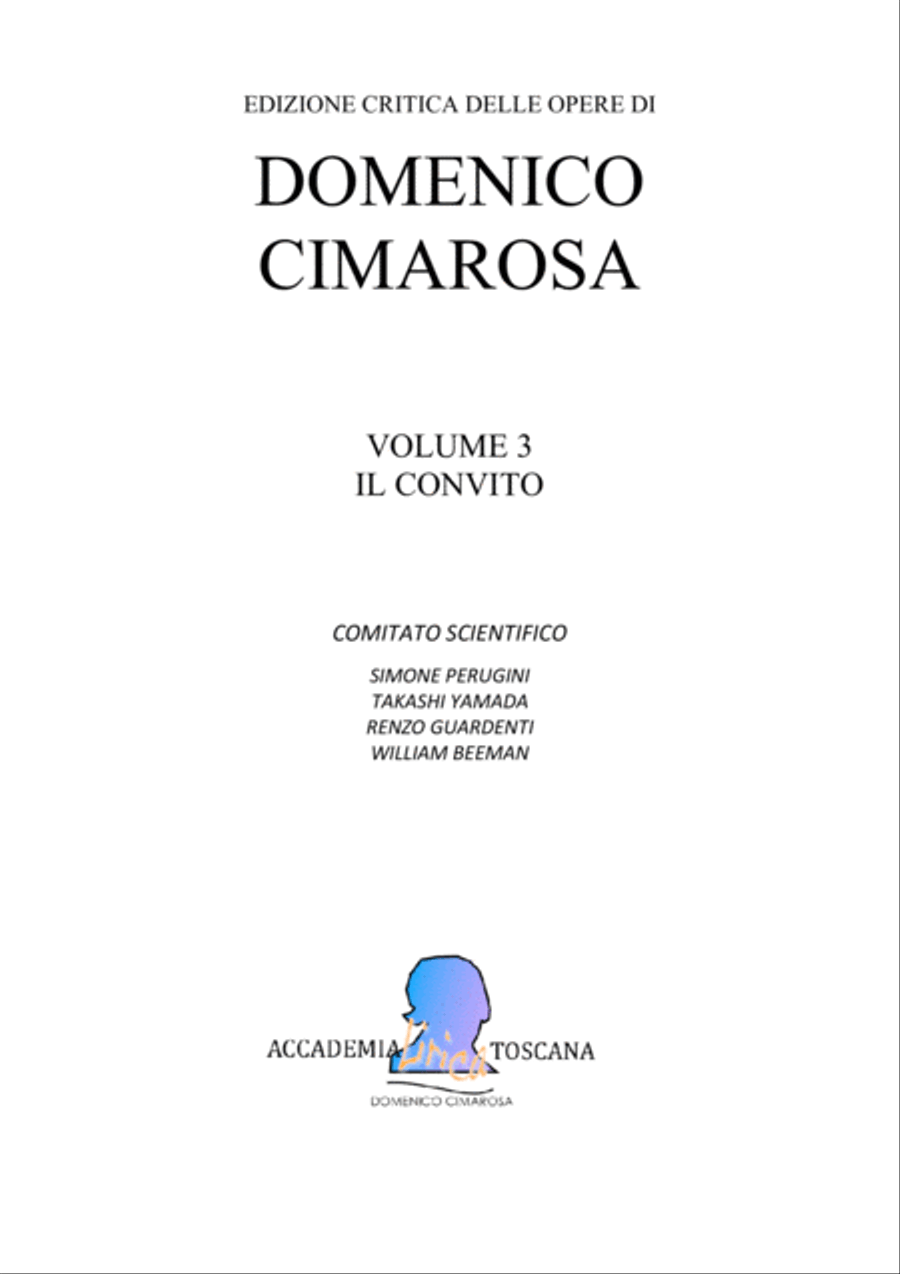 Il Convito [Full Score]