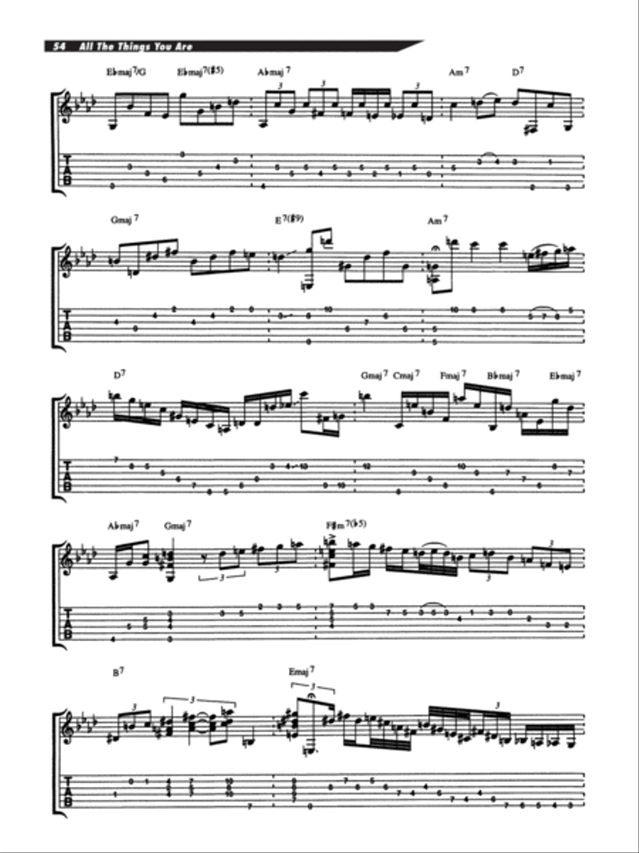 Joe Pass -- On Guitar Electric Guitar scores gallery preview page 55