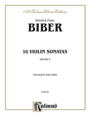 Book cover for 16 Sonatas Vln. & Piano