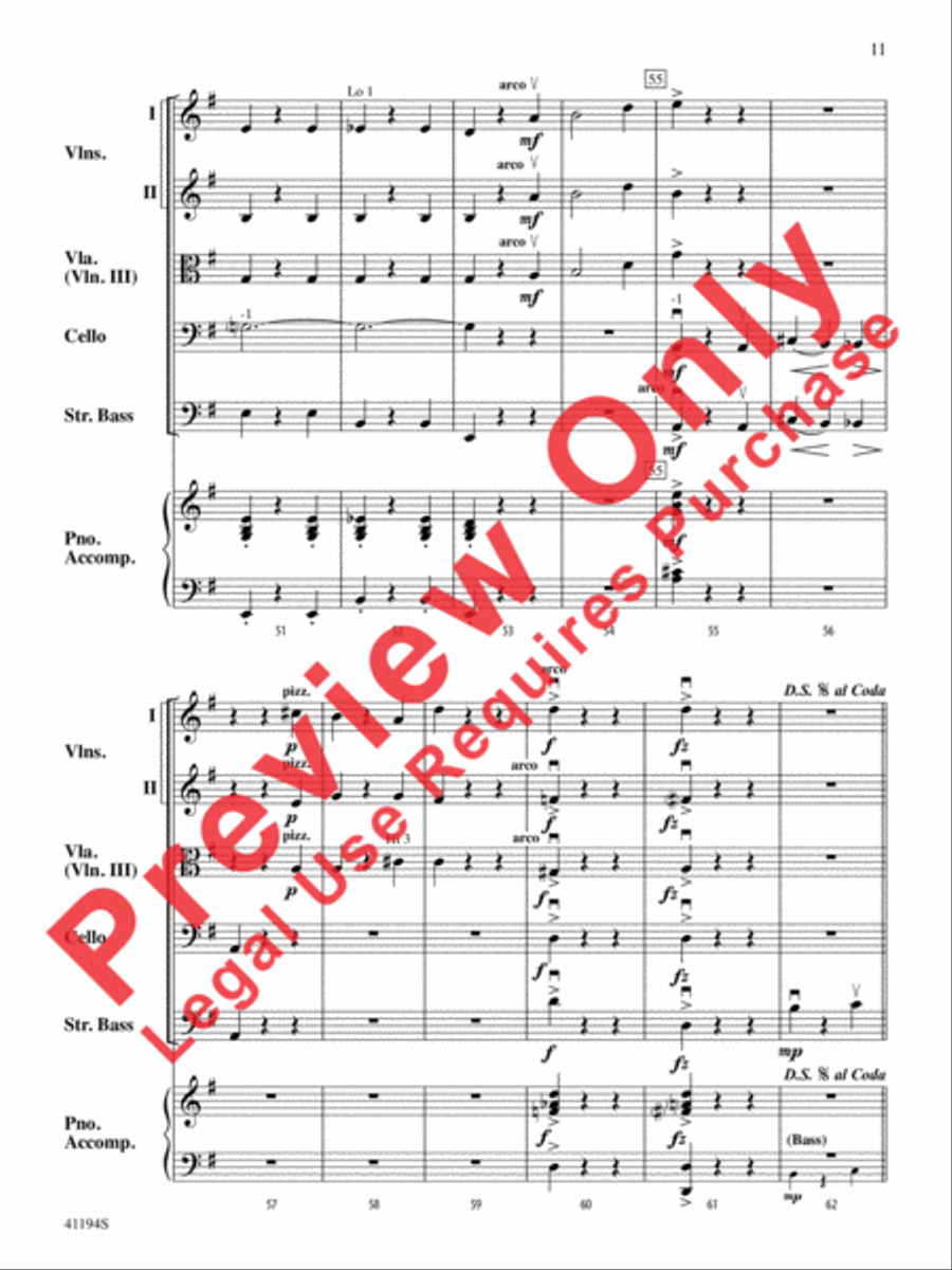 The Wizard of Oz, Suite from String Orchestra scores gallery preview page 12