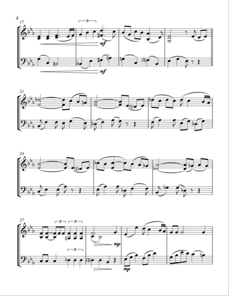 The Christmas Song (Chestnuts Roasting On An Open Fire) String Duet scores gallery preview page 5