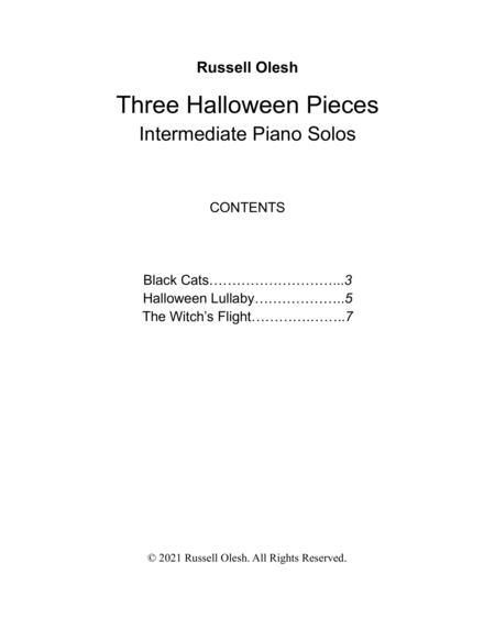 Three Halloween Pieces image number null