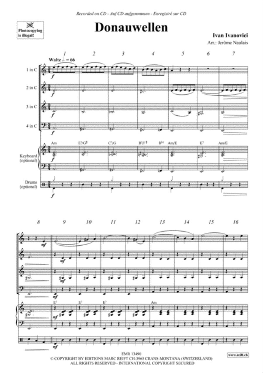 Donauwellen Woodwind Quartet scores gallery preview page 3