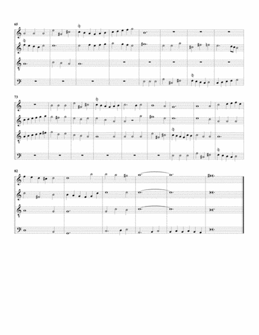 Fantasia, Bayun ms. (arrangement for 4 recorders