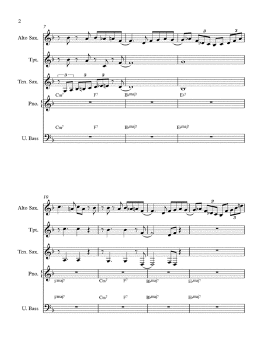 Must Be Bop Jazz Ensemble scores gallery preview page 2