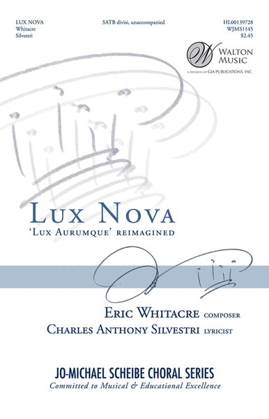 Lux Nova by Eric Whitacre Choir - Sheet Music