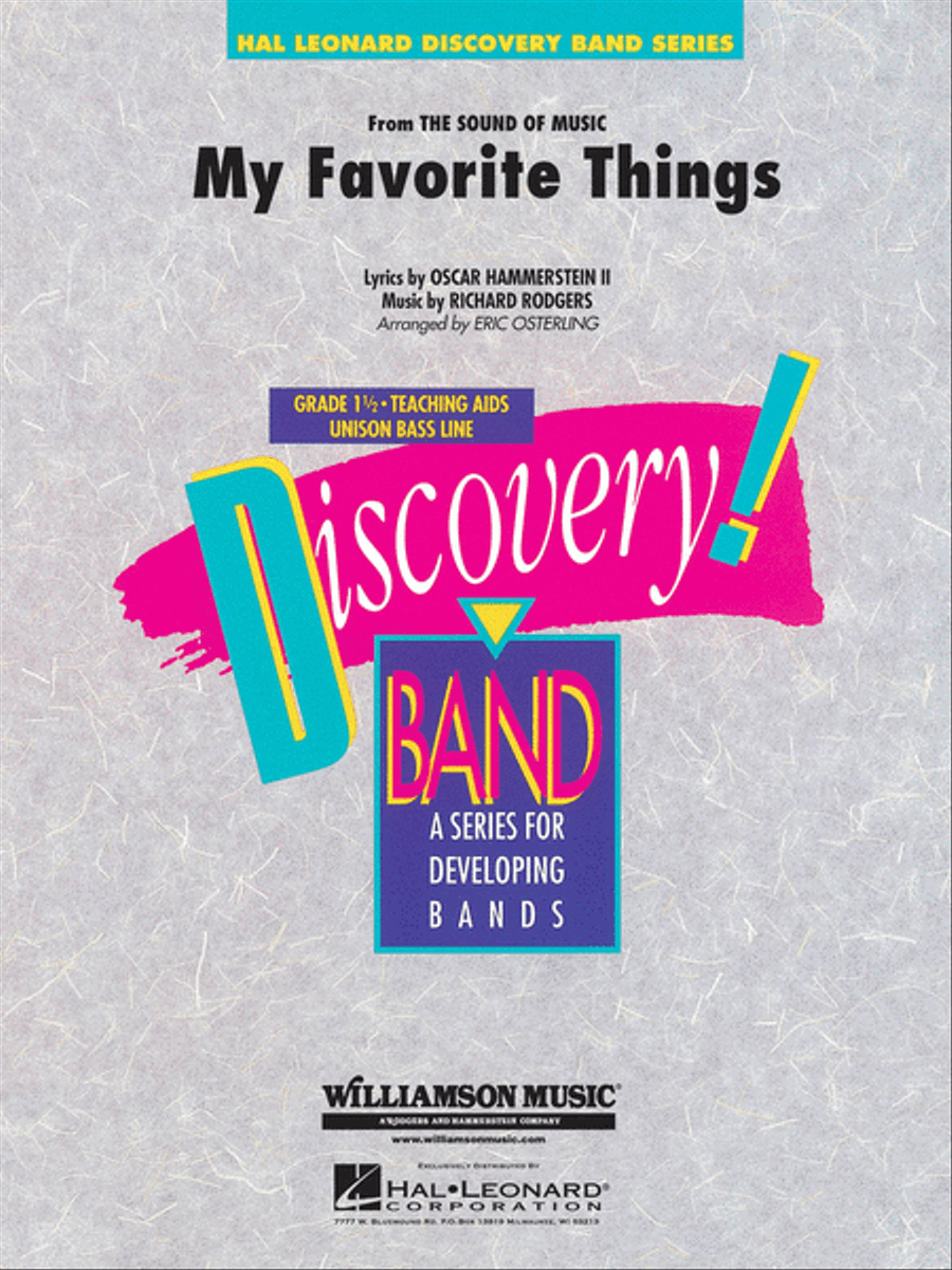 My Favorite Things (from “The Sound of Music”) Concert Band scores gallery preview page 1