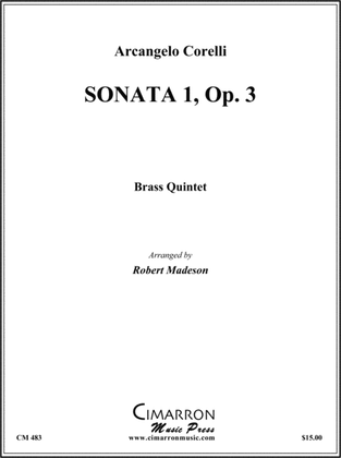 Book cover for Sonata I, Op. 3